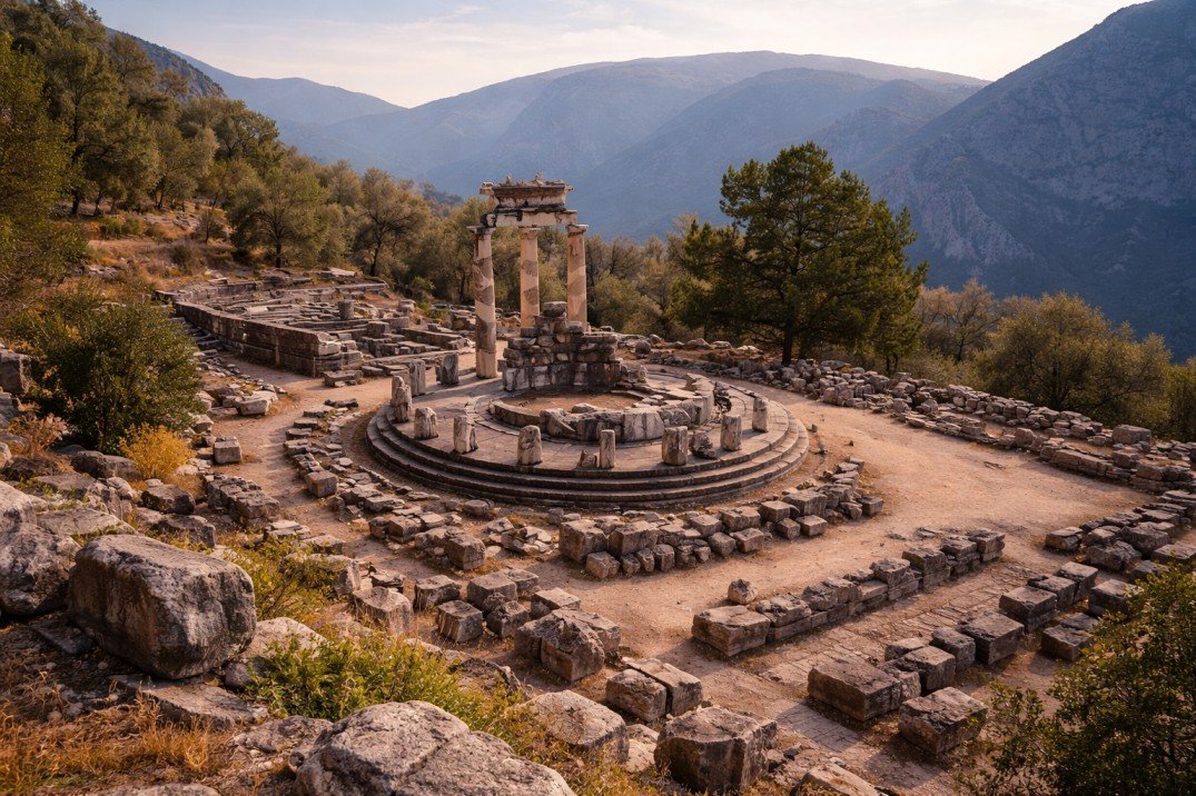 5. Delphi Ancient Oracle and Mountain Views