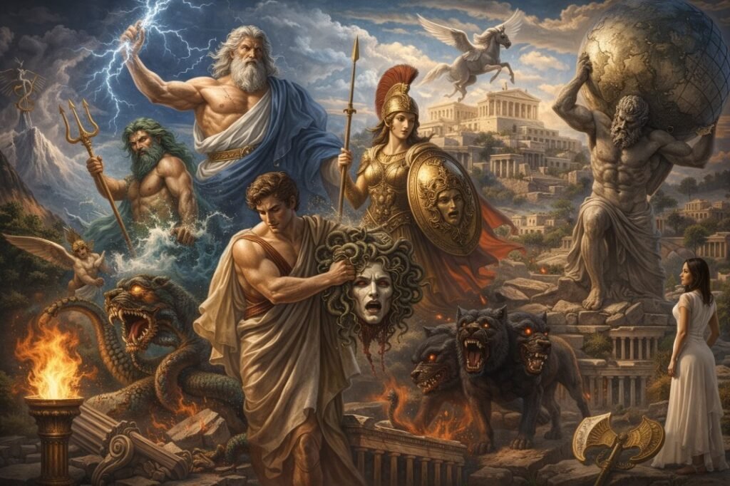 Greek Mythology Gods, Creatures, Monsters, Symbols, and Modern Inspiration