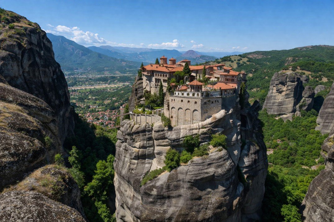 6. Meteora – Monasteries Suspended in the Sky