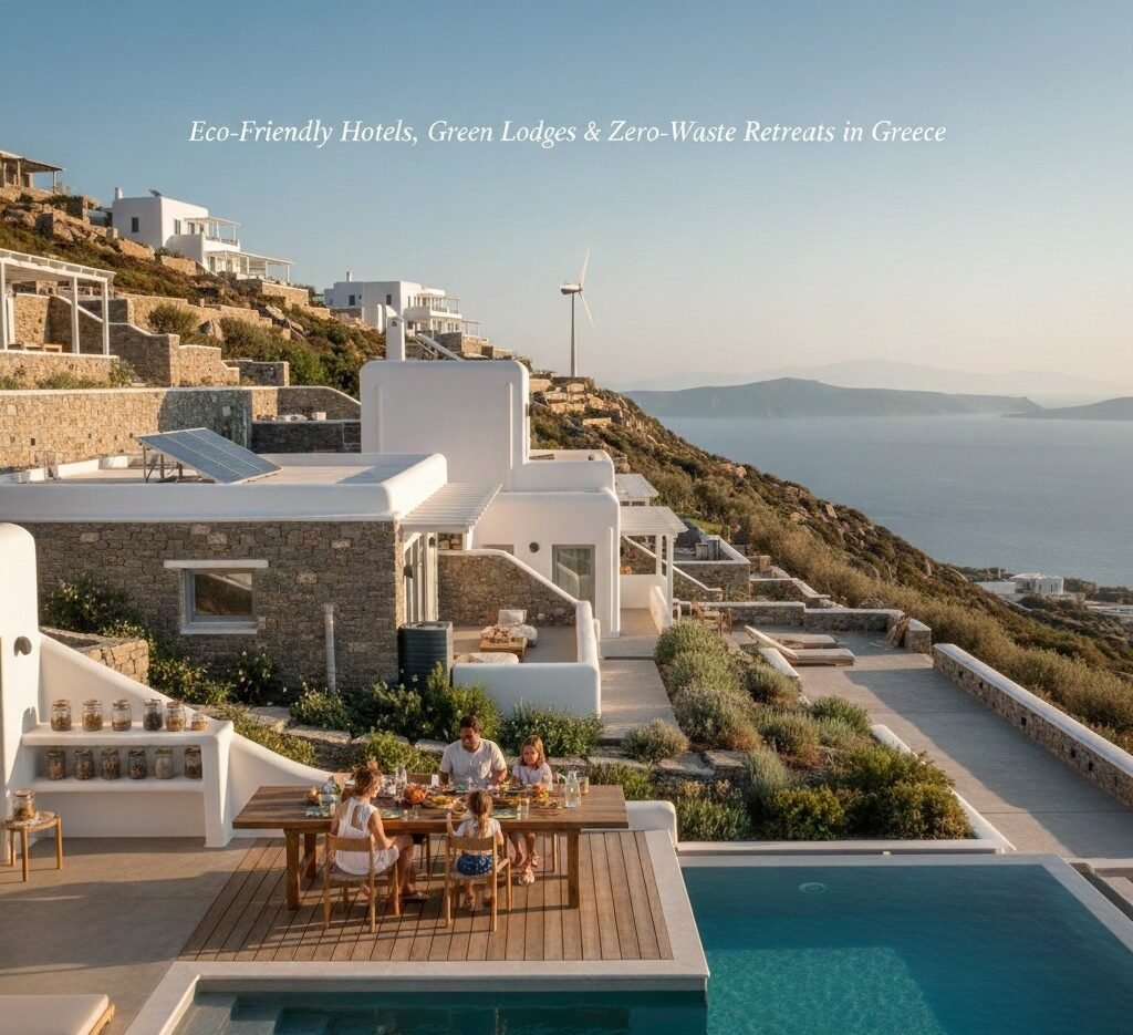 Eco-Friendly Hotels, Green Lodges & Zero-Waste Retreats in Greece