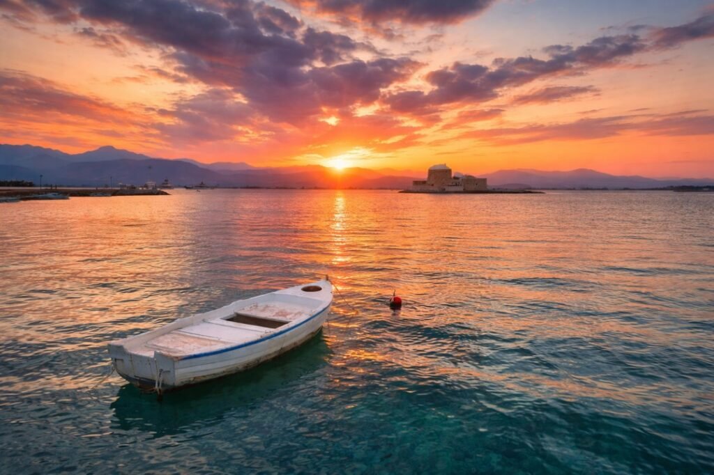 Nafplio (Underrated Gem for Warm, Reflective Light)