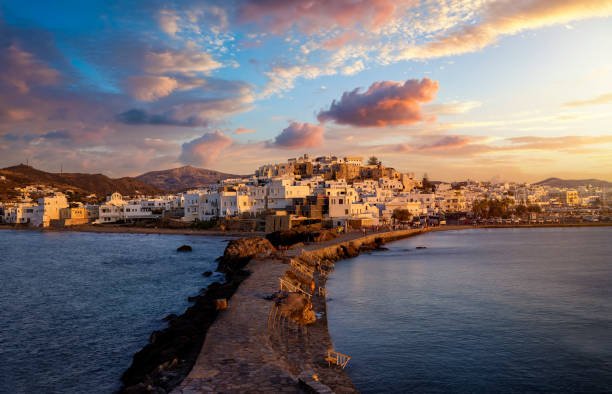 Naxos Port & Grotta Beach