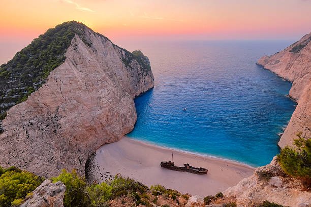 Zakynthos – Shipwreck Beach (Sunset From the Cliffs)