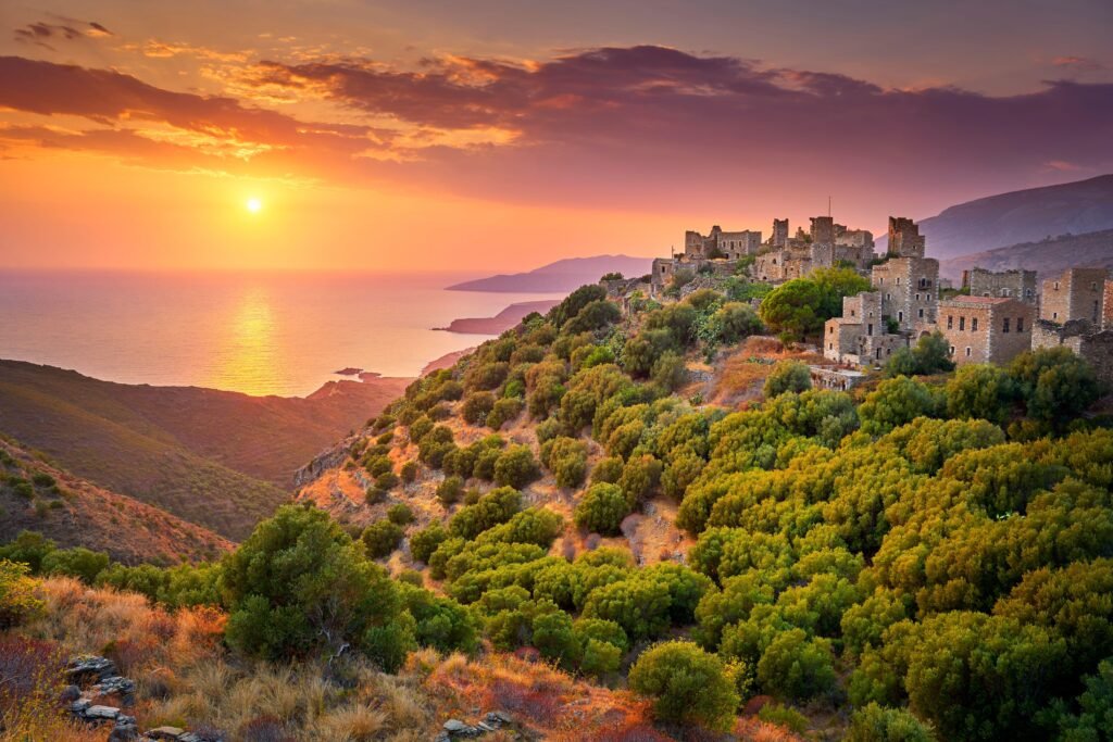 Mani Peninsula (Raw, Dramatic Evening Light)