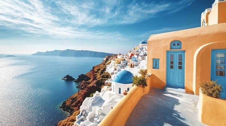Santorini and Paros Compare at First Glance