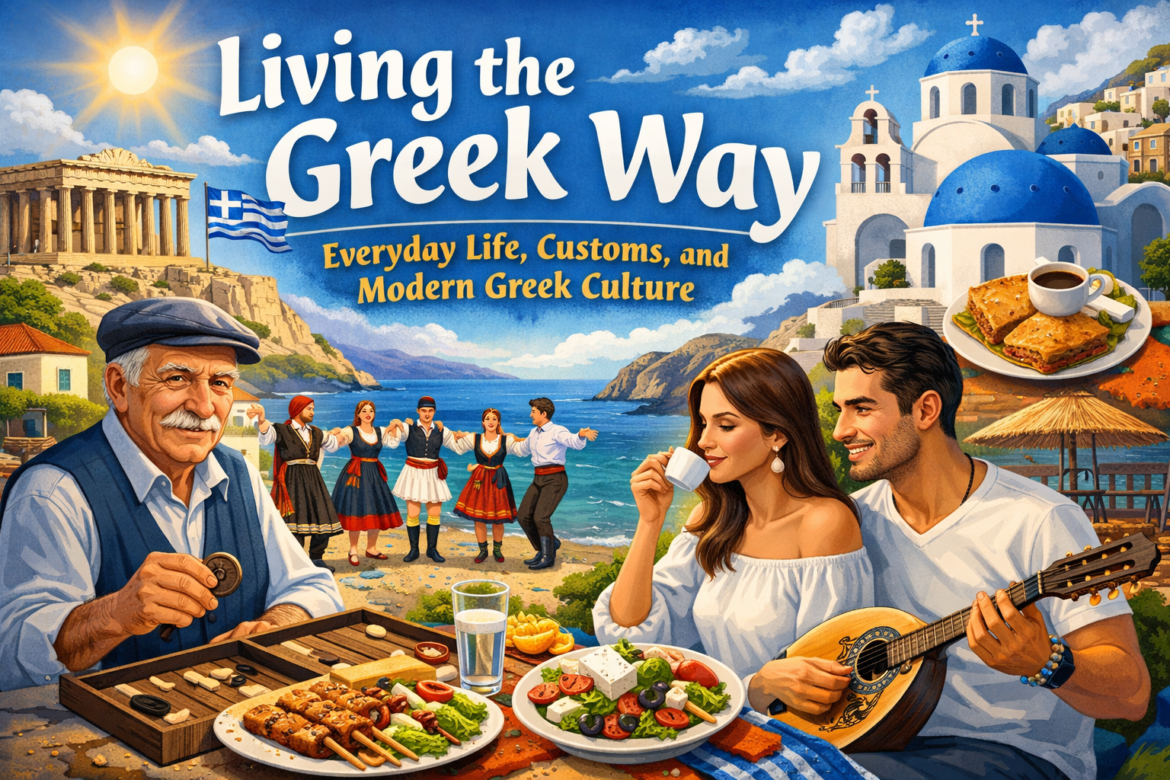Living the Greek Way Everyday Life, Customs, and Modern Greek Culture